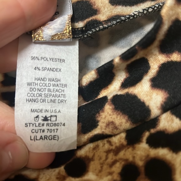 Leopard long sleeve dress - Picture 4 of 5